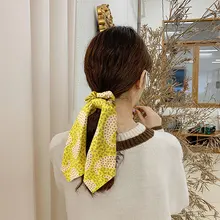 Новые длинные эластичные резинки для волос с бантом