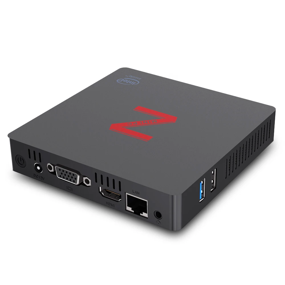 Z85 Мини ПК Windows 10 Intel Atom X5 Z8350 четырехъядерный 2G/4G 64G 1000M двойной WiFi Смарт ТВ