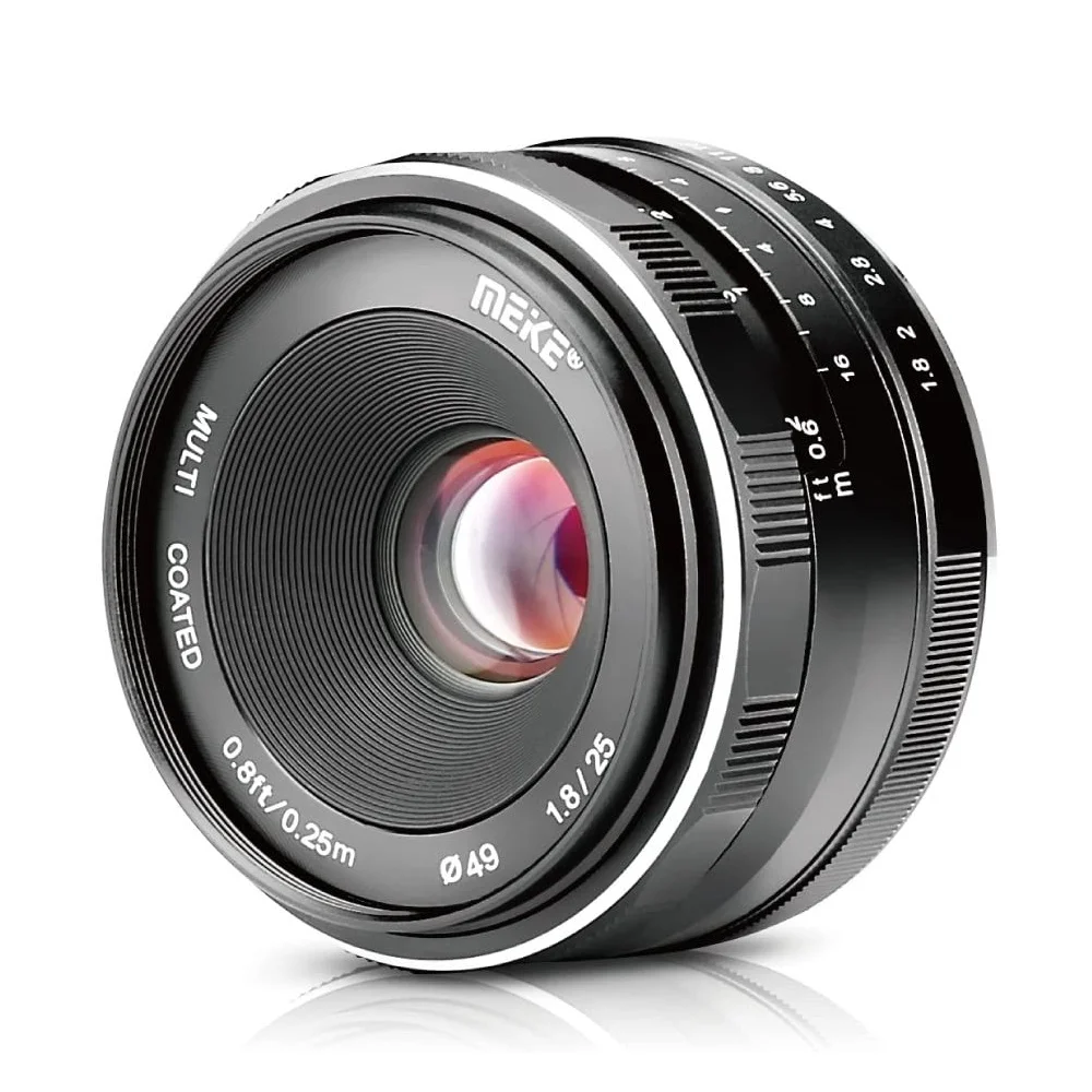 

Meike 25mm F1.8 Manual Focus Lens for Fujifilm X Mount Mirrorless Cameras X-Pro2 X-E3 X-T1 X-T2 X-T3 X-T4 X-T10 X-T20 X-A2 X-E2