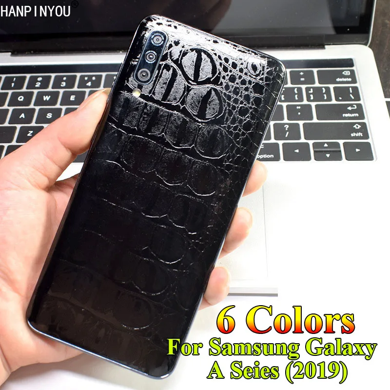 Для Samsung Galaxy A51 A71 A20S A30S A40S A50S A80 5G крокодил из змеиной кожи кожаная задняя матовая