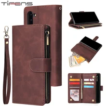 Wallet A52 A72 A51 A71 Zipper Case For Samsung Galaxy S22 S21 S20 FE S10 S9 Ultra Plus A33 A53 A22 A32 A12 A21S Flip Phone Cover