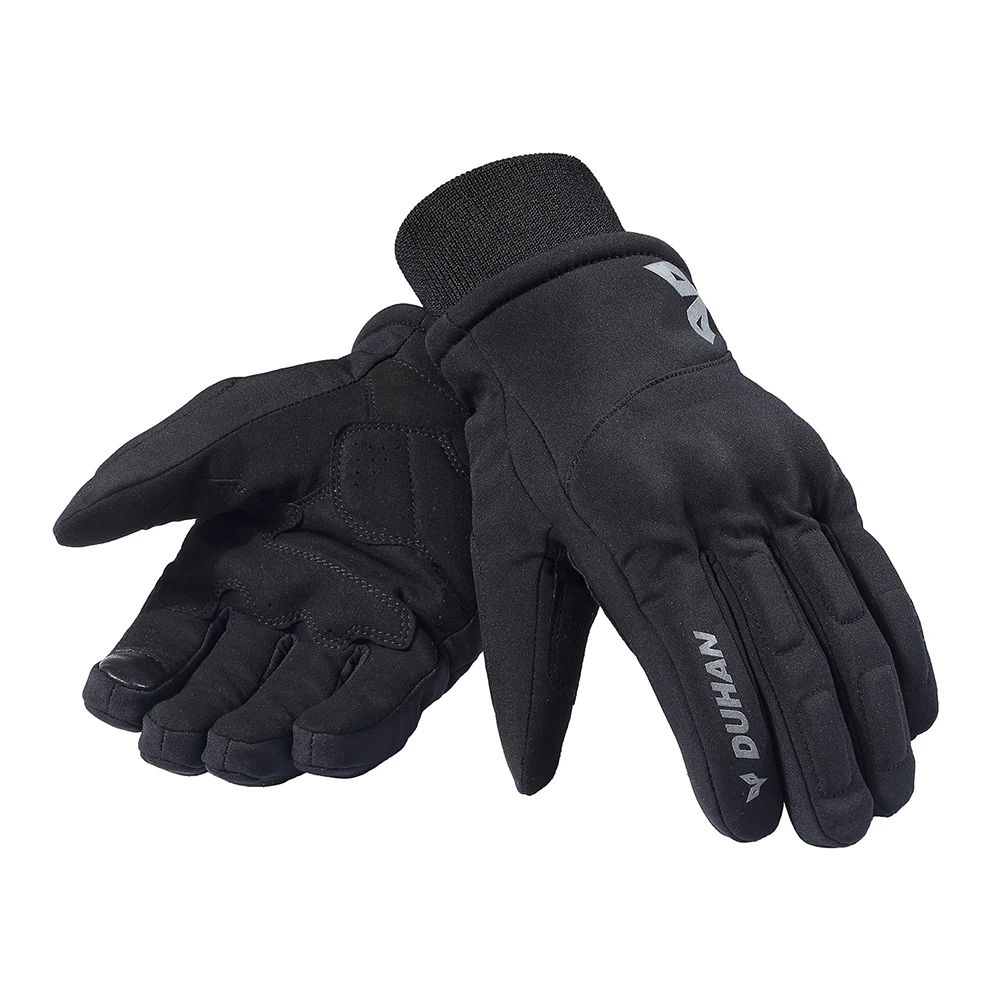 DUHAN мотоциклетные перчатки с сенсорным экраном Guantes Moto перчатки для мотокросса Guanti дышащие гоночные Мотоциклетные Перчатки - Цвет: DS-08 Black