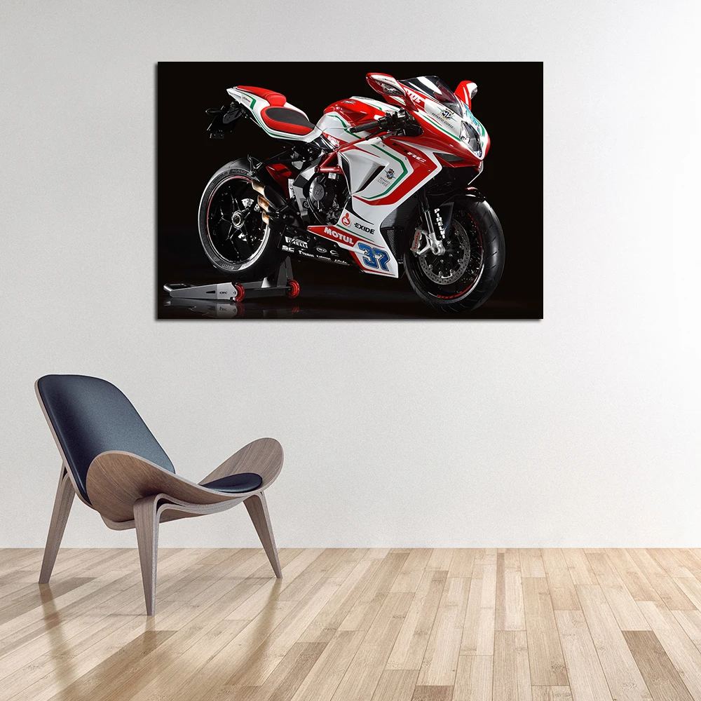 MV Agusta F3 800 RC Супермотоцикл Декоративные настенные художественные постеры и