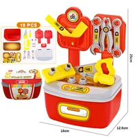childrens pretend play house yellow simulation repair tool kit set educational childrens wrench toys for boys christmas gift