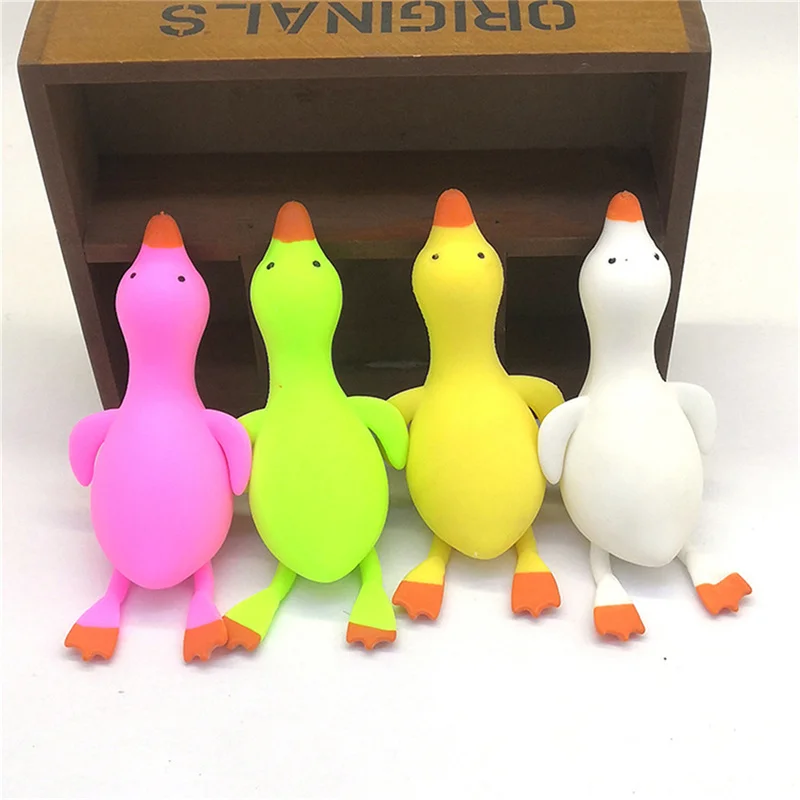 

Cute Cartoon Duck Stress Relief Squeeze Ball Squish Toy for Gifts