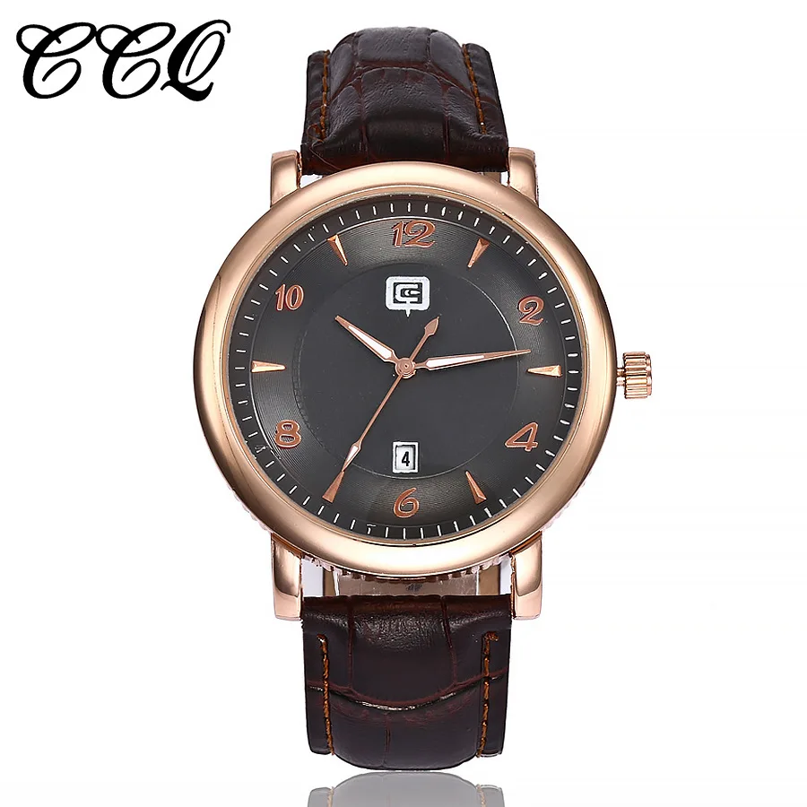 Reloj Hombre популярные мужские кожаные спортивные кварцевые часы чехол из
