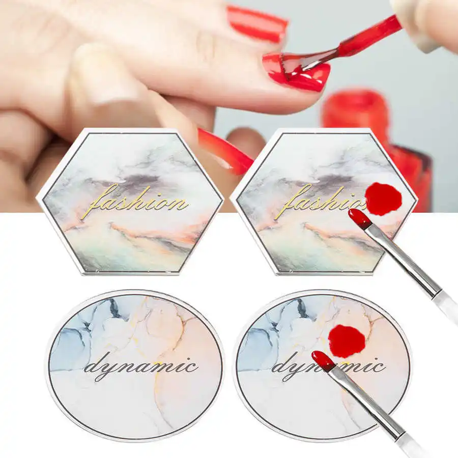 2 типа новый дизайн ногтей пластина Дисплей Стенд Практика Полировка Ногтей