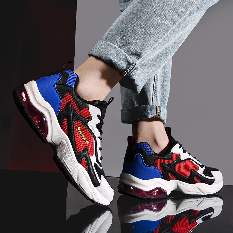 

Mens Trainers Men Shoes Trainers Mens Casual Sneakers Safety Sport Mesh Fashion Man Men's Footwear Winter Autumn 2018