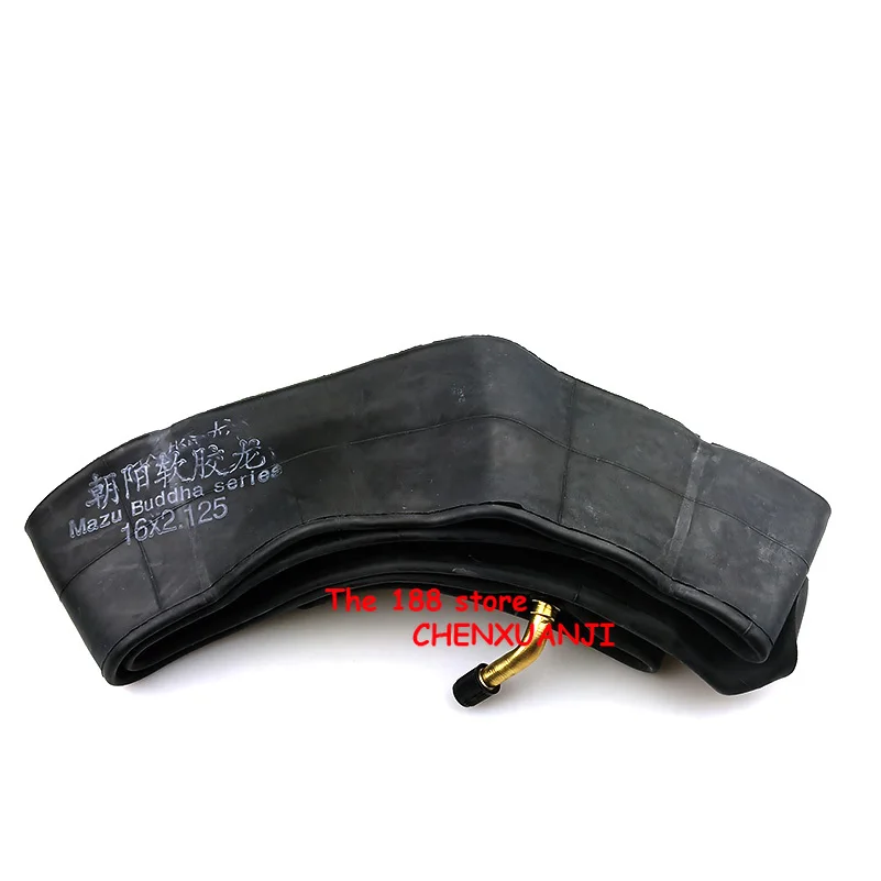 

Electric vehicle Cycle Inner Tube size 16x2.125 with a Bent Angle Valve Stem good quality