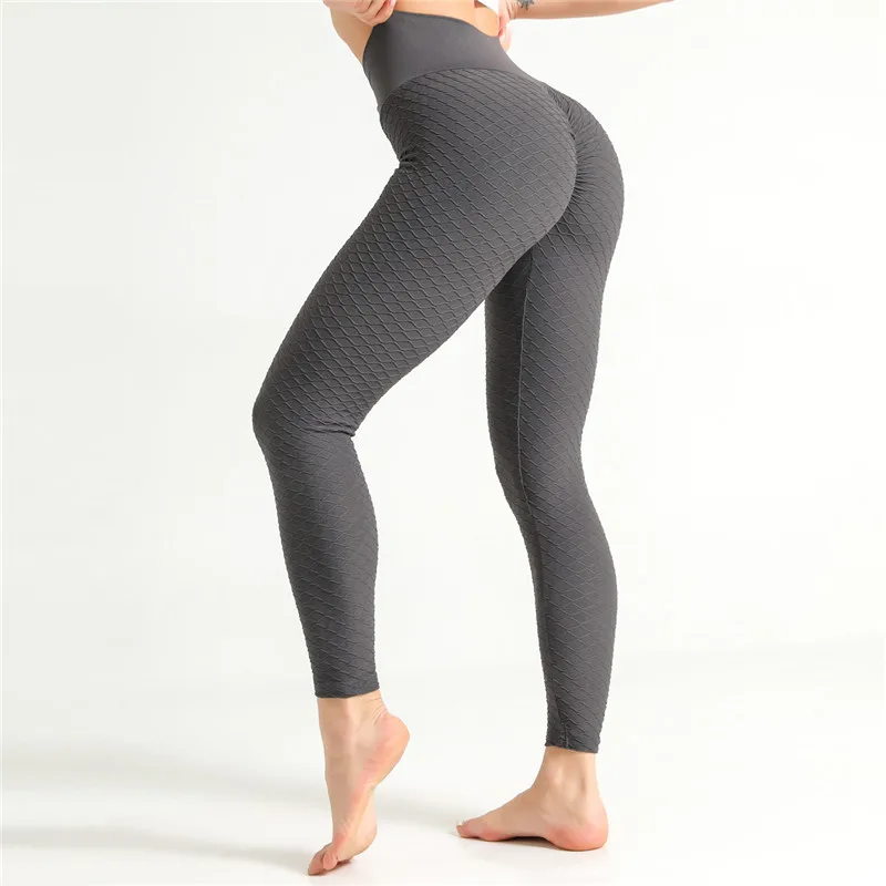 Леггинсы женские с эффектом пуш-ап и высокой талией нейлоновые дышащие пикантные