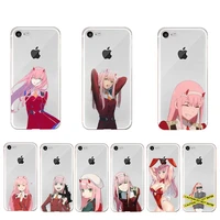 yndfcnb zero two darling in the franxx anime phone case for iphone 11 12 13 mini pro xs max 8 7 6 6s plus x 5s se 2020 xr case