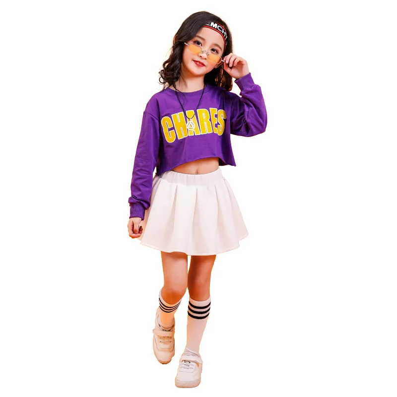 Одежда в стиле хип-хоп для девочек и взрослых толстовка с капюшоном укороченный