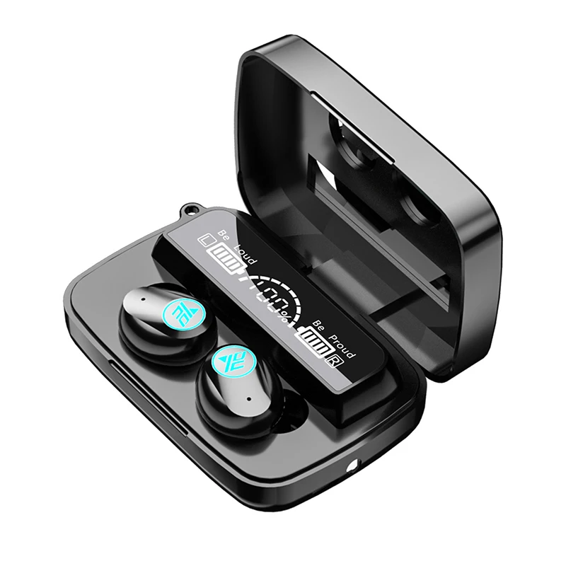 

TWS Earphones Charging Box Bluetooth Wireless Headphone 9D Stereo Sports Waterproof Earbuds Headsets With Microphone For Iphone