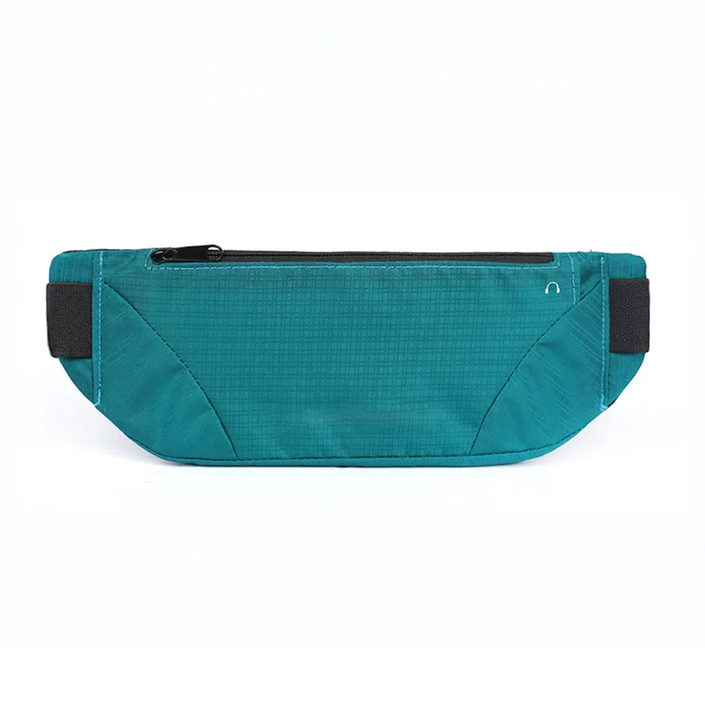 Цветная поясная сумка водонепроницаемая пояс на талию для бега молнии