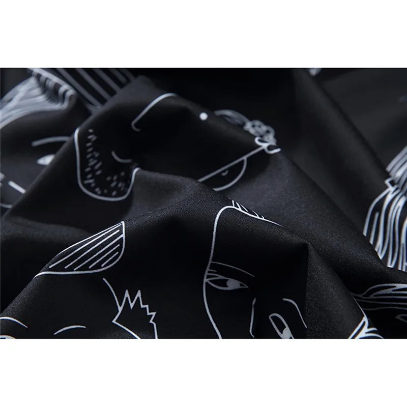 

Una Reta Men shirt Street Hawaii Beach Summer Retro short sleeve shirt Casual Hip hop print Harajuku Man Tops Dropshipping