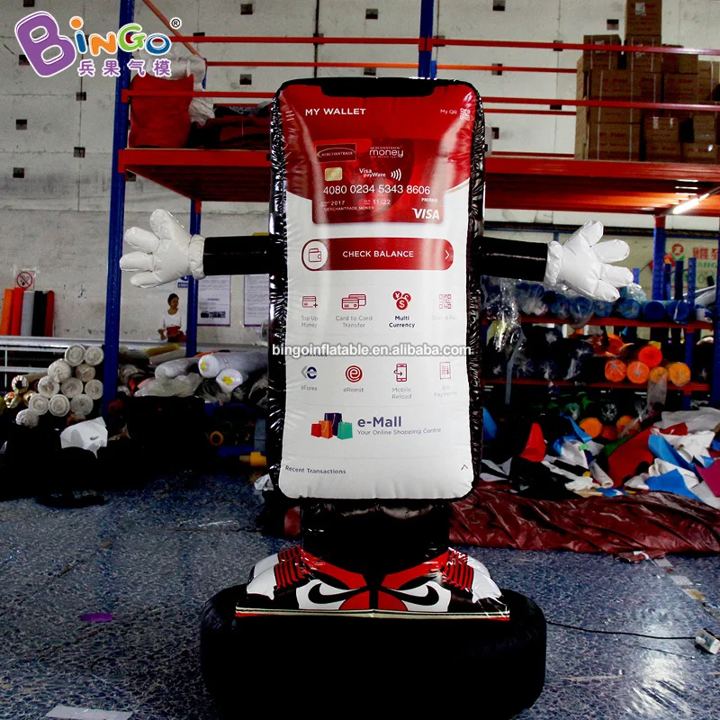 Индивидуальная надувная фотомодель 2,1 метра для украшения магазина/рекламной надувной игрушки
