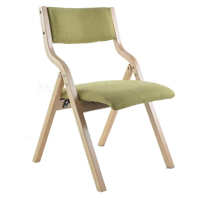 Твердый деревянный складной стул простое офисное кресло стол домашний для