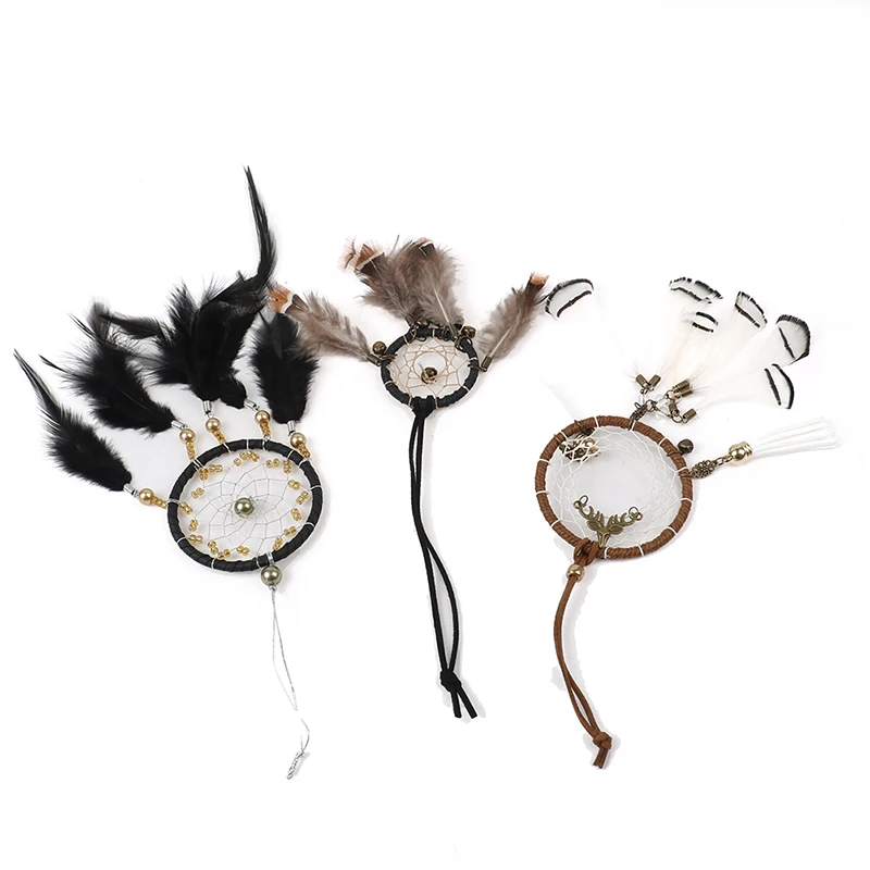 Dream Catcher Feather Lace Hollow Wind Chimes Delicate Mini Car Home Charm | Дом и сад