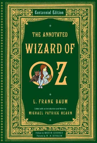 Волшебник Оз Обложка книжка медальон ожерелье Брелок Серебряный и бронзовый тон B1032