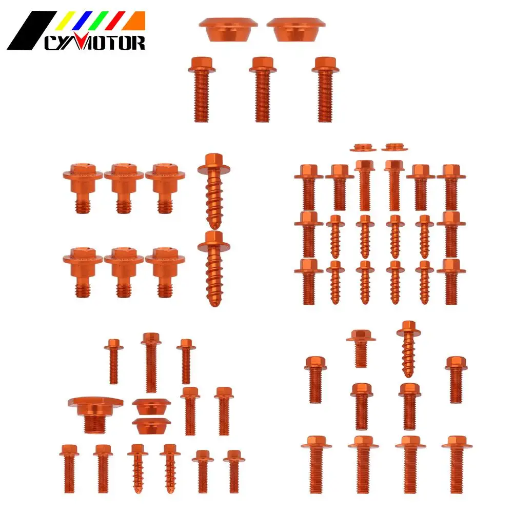 

Защита вилки мотоцикла передняя и задняя сиденье на крыле боковые панели радиатор кожухи вилка винты для KTM EXC XCW 2-тактный SX XC 2011-2016