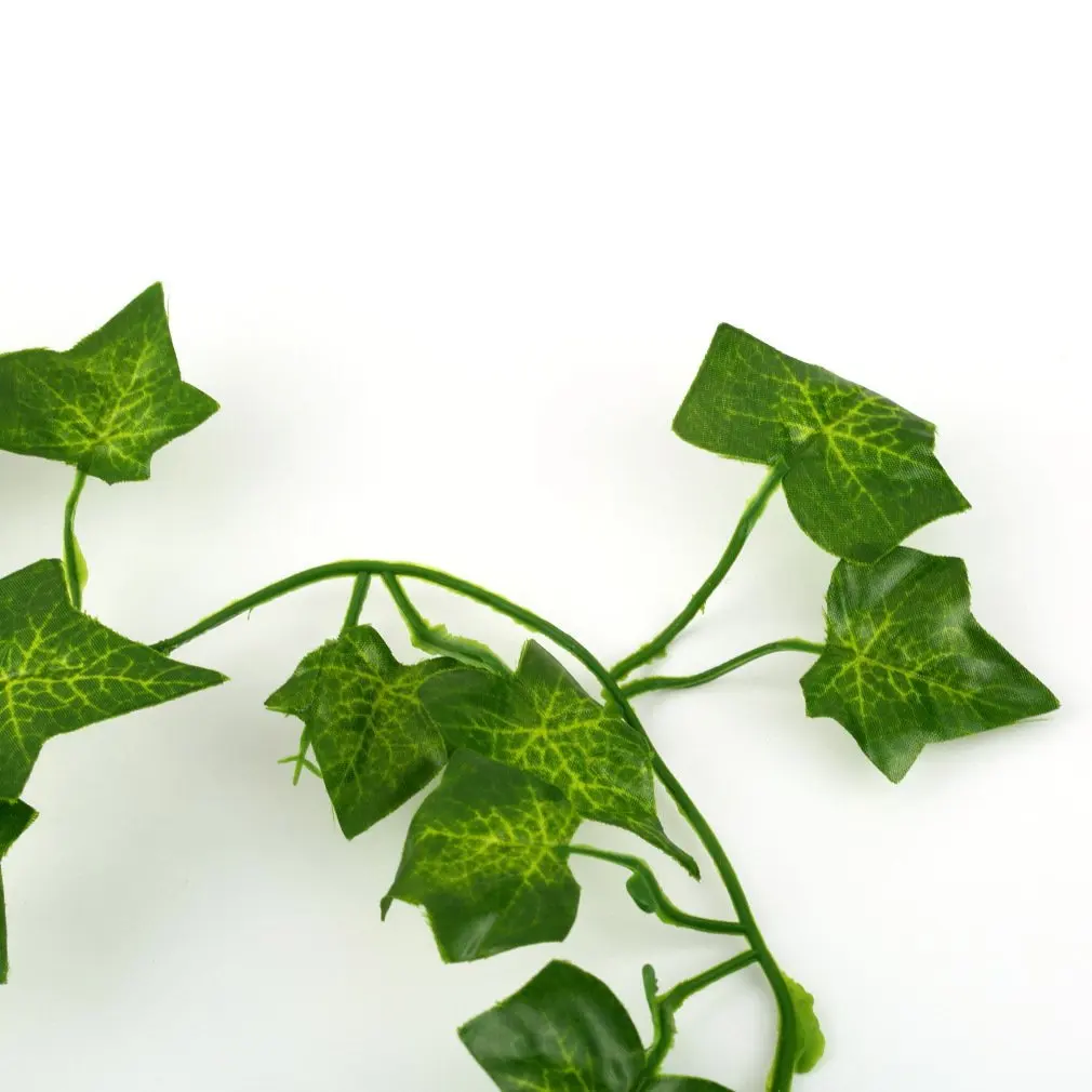 Новинка 2 М длинные искусственные растения зеленые листья плюща искусственный