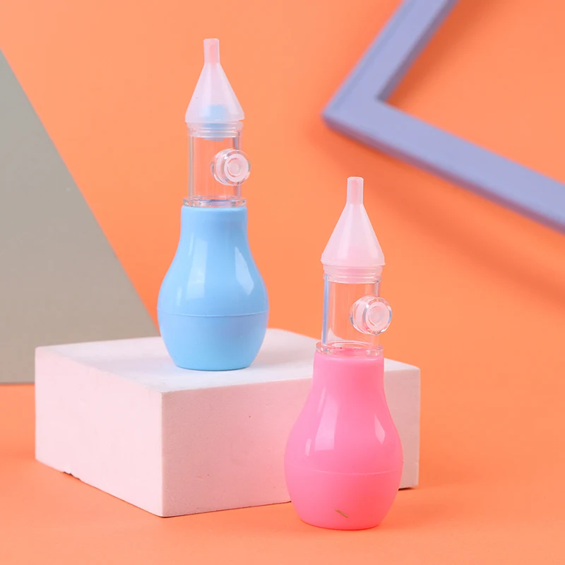 

Silicone Baby Safety Nose Cleaner Vacuum Suction Children Nasal Aspirator New Baby Care Antibackflow Vacuum Sucker