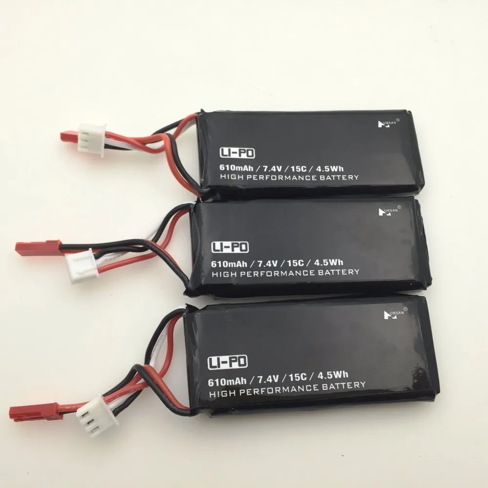 Hubsan X4 H502S H502E Quadcopter 7 4 в 610 мАч литий-полимерный аккумулятор и зарядное устройство