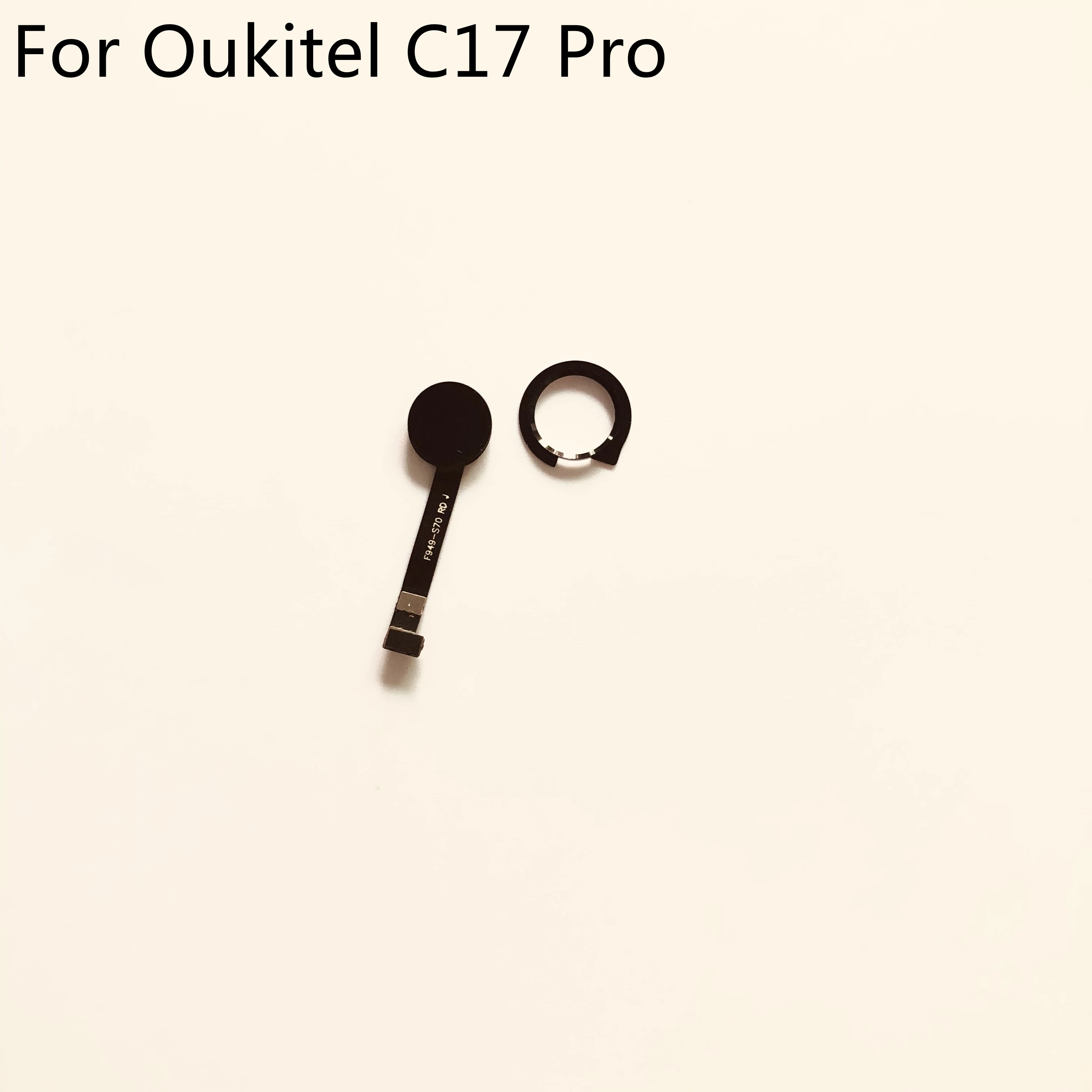 Высококачественная кнопка датчика отпечатков пальцев с гибким кабелем FPC для OUKITEL C17 Pro MTK6763 Восьмиядерный 6,35 