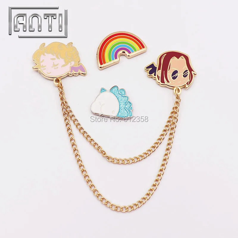 На заказ множество различных типов милых штифтов и значков размером 0 5-2 дюйма |