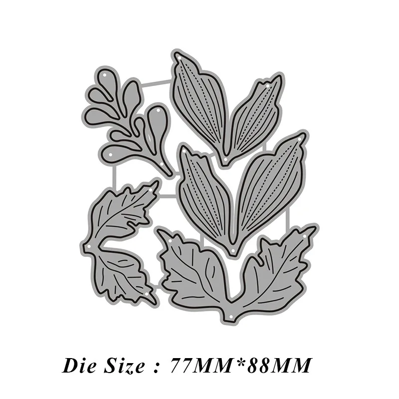 

Leaf Metal Cutting Dies for Scrapbooking New 2021 Mold Cut Stencil Handmade Tools DIY Card Make Mould Model Craft Decoration