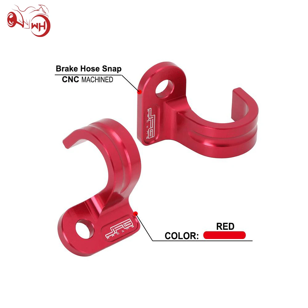 

For HONDA XR250R XR250L XR600R CR80R XR650L XR400R CR85R VTR1000F Motorcycle CNC Rear Brake Line Hose Cable Clamp Holder