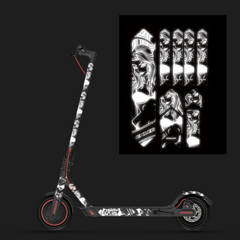 

1pc 3D Night Reflection Removeable Sticker Road Bicycle Paster Guard MTB Mountain Bike Scratch-Resistant Protect Frame Protector