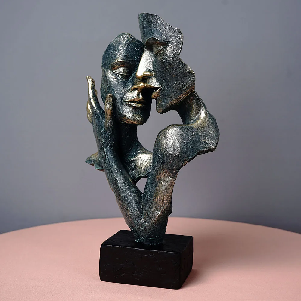 

Retro Abstract Figures Vintage Bust Statue Resin Crafts Figurines Home Decoration Living Room Interior Office Desk Decor