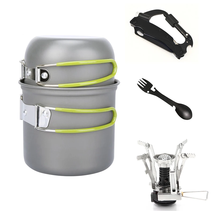 Сверхлегкий набор посуды для походов и кемпинга портативная посуда