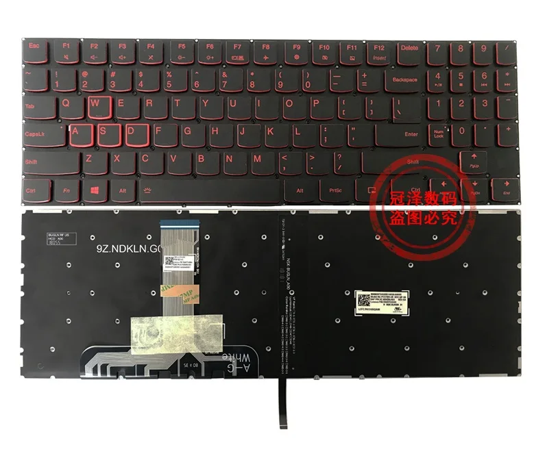 

Новая клавиатура US с подсветкой для Lenovo Legion Y530 Y540 15IRH Y540-15IRH Y545 15ICH Y545-15ICH Y9000K Y730 Y740(17 '')