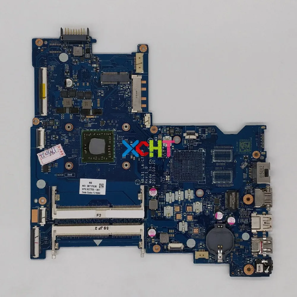 827705 001 501 601 LA C781P UMA w A6 5200 CPU для HP Notebook 15 AF Series 15Z AF000 протестированная Материнская