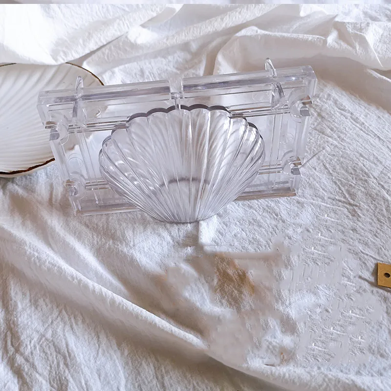 

Shell Shape Candle Plastic Mold Handmade Scented Candle Mould 3D Conch Acrylic Candle Molds