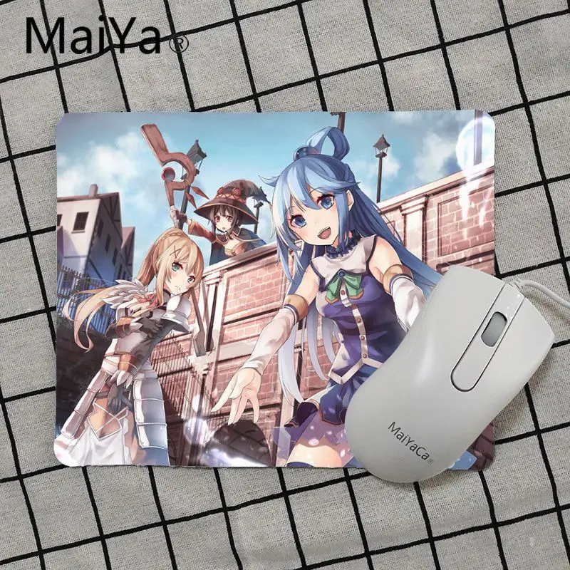 Maiya высокое качество Konosuba Megumin аниме уникальный настольный коврик игровой для