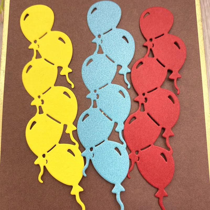 

DIY Scrapbooking Mold Postcard Of Balloon Carbon Steel Metal Cutting Die Handmade Craft Stencil Album Decoration Embossing Mould