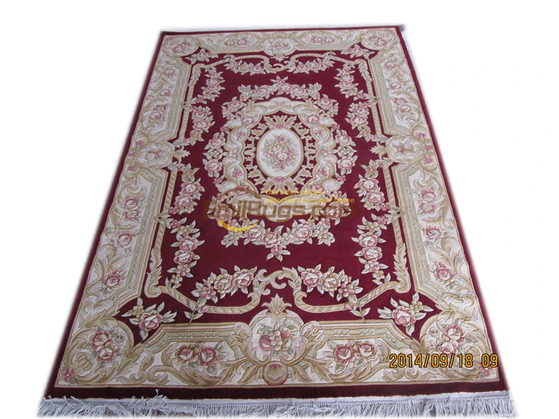 

luxury carpet woven wool carpet Made French chinese aubusson rug Design Nice Reversible New Listing Rectanglecarpet
