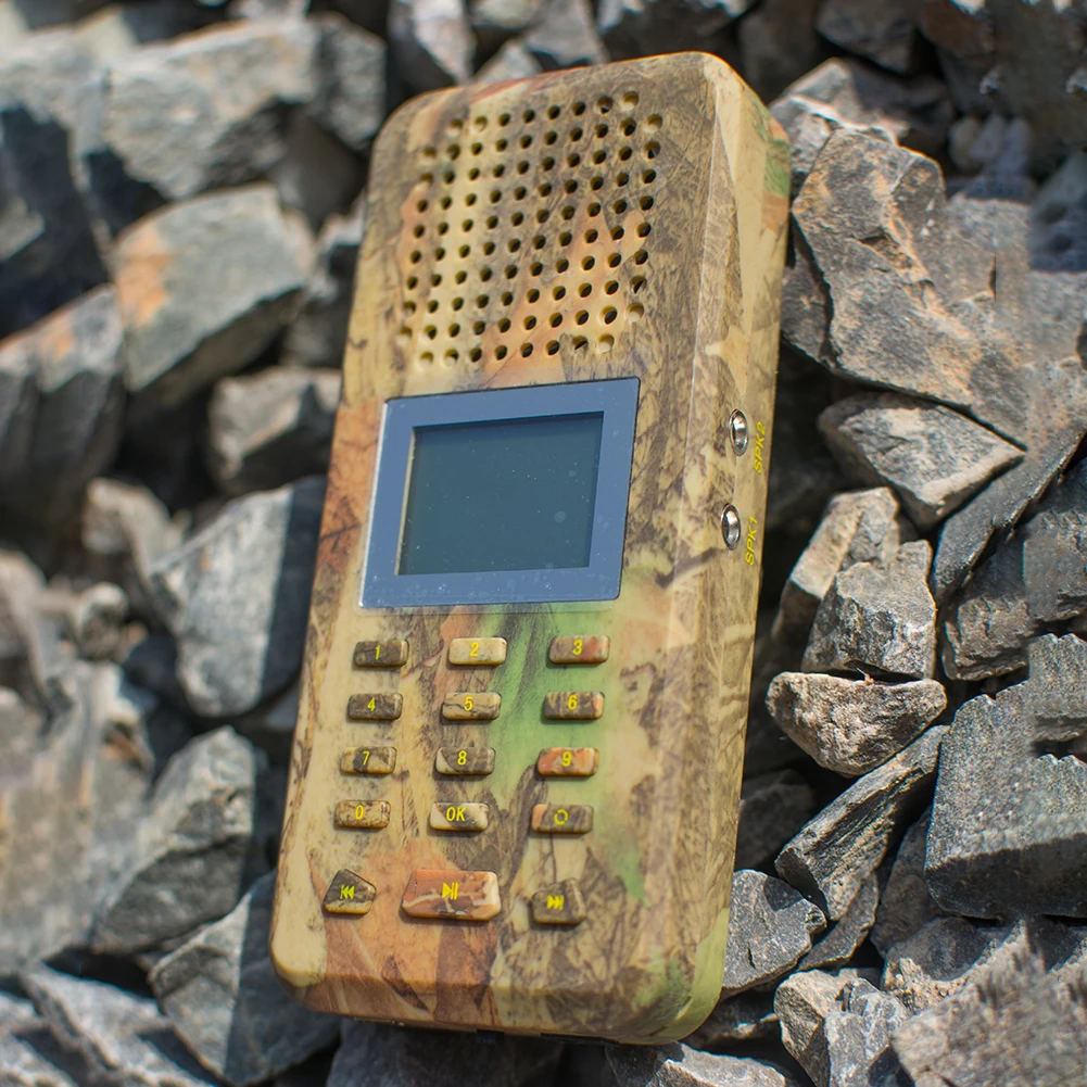 

Portable Bird Hunting Device MP3 Player Goose Hunting Sounds Decoy 12V Small Bird Caller Outdoor Battery Bird Sound Decoy