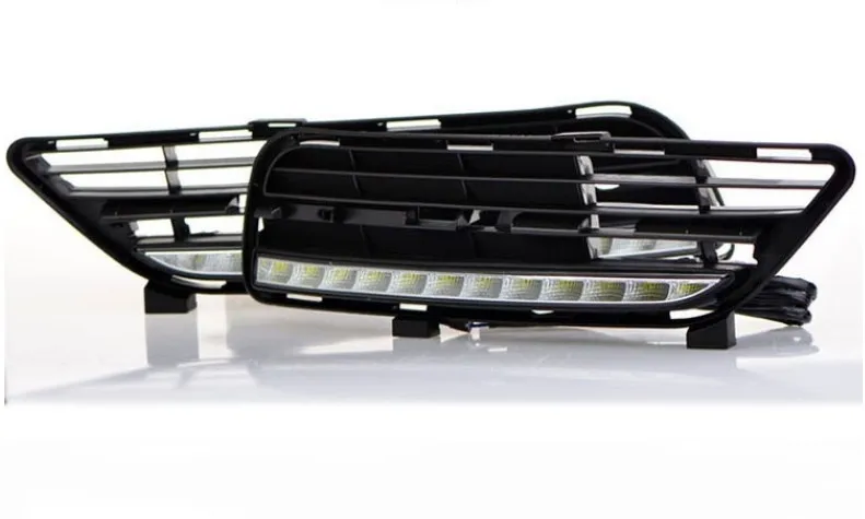 

1Pair LED DRL Daytime Running Light With Turn Signal Fog Lamp DRL For Toyota MARK X REIZ 2010-2013