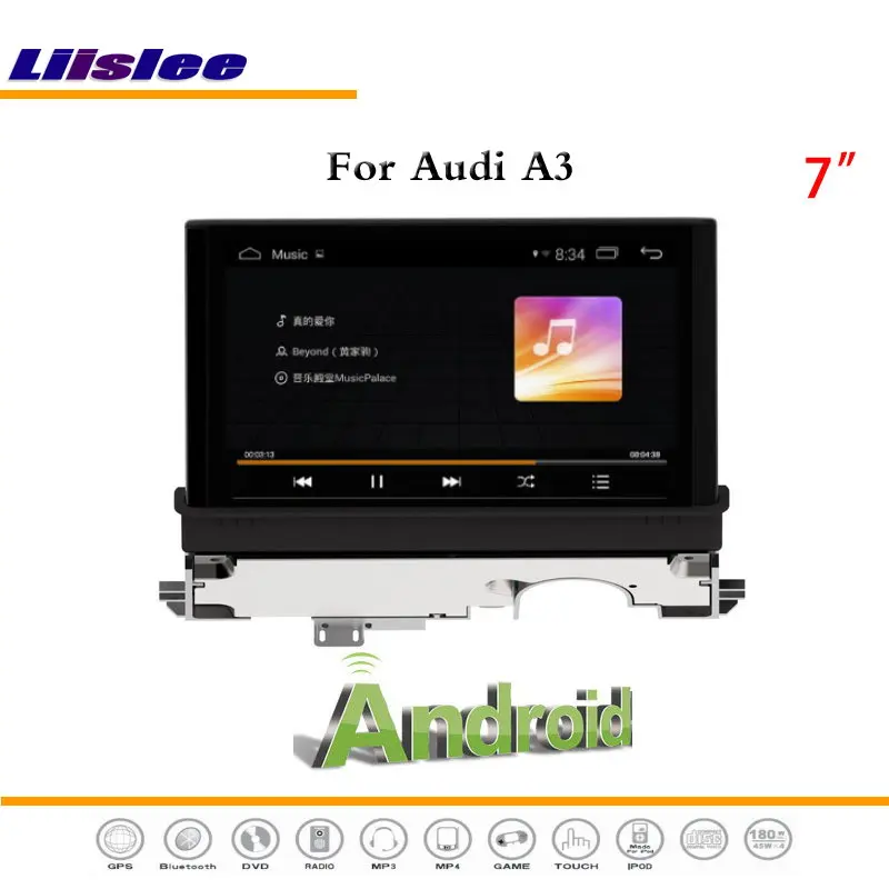 

Car Android Multimedia HD Touch Screen Display TV For Audi A3 2016 Stereo Audio Video Radio CD DVD Player GPS Navigation System