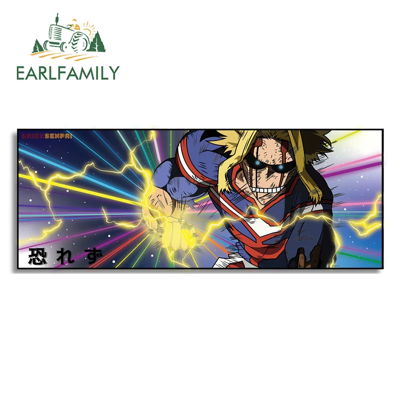 EARLFAMILY 13 см x 7 8 для моего героя академии Slap мотоцикл наклейка Авто кондиционер