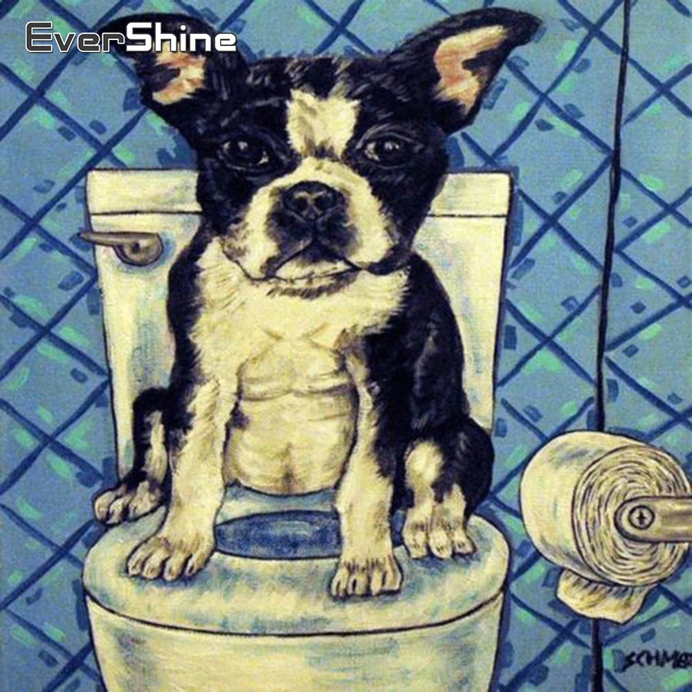 Evershine Алмазная мозаика мультяшная собака полная дрель квадратная картина из