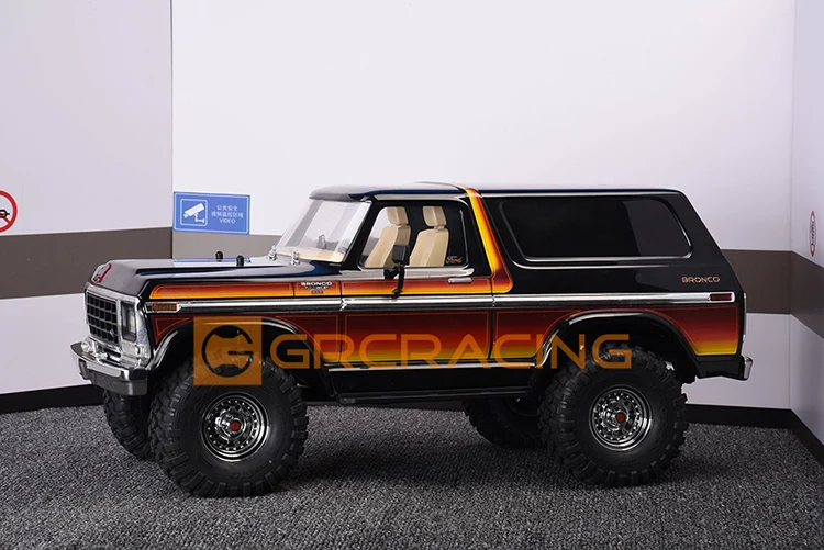 Simulaci&oacute;n de asiento de control central para coche de control remoto, pieza de modificaci&oacute;n G161R, para 1/10 RC TRAXXAS TRX-4 BRONCO interior TRX4-1