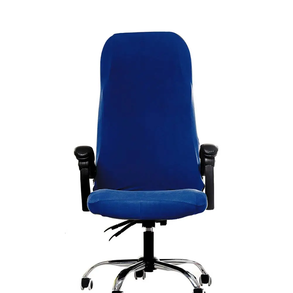 

Svetanya Stretch Computer Chair Cover Office Seat Case Black Red Gray Blue