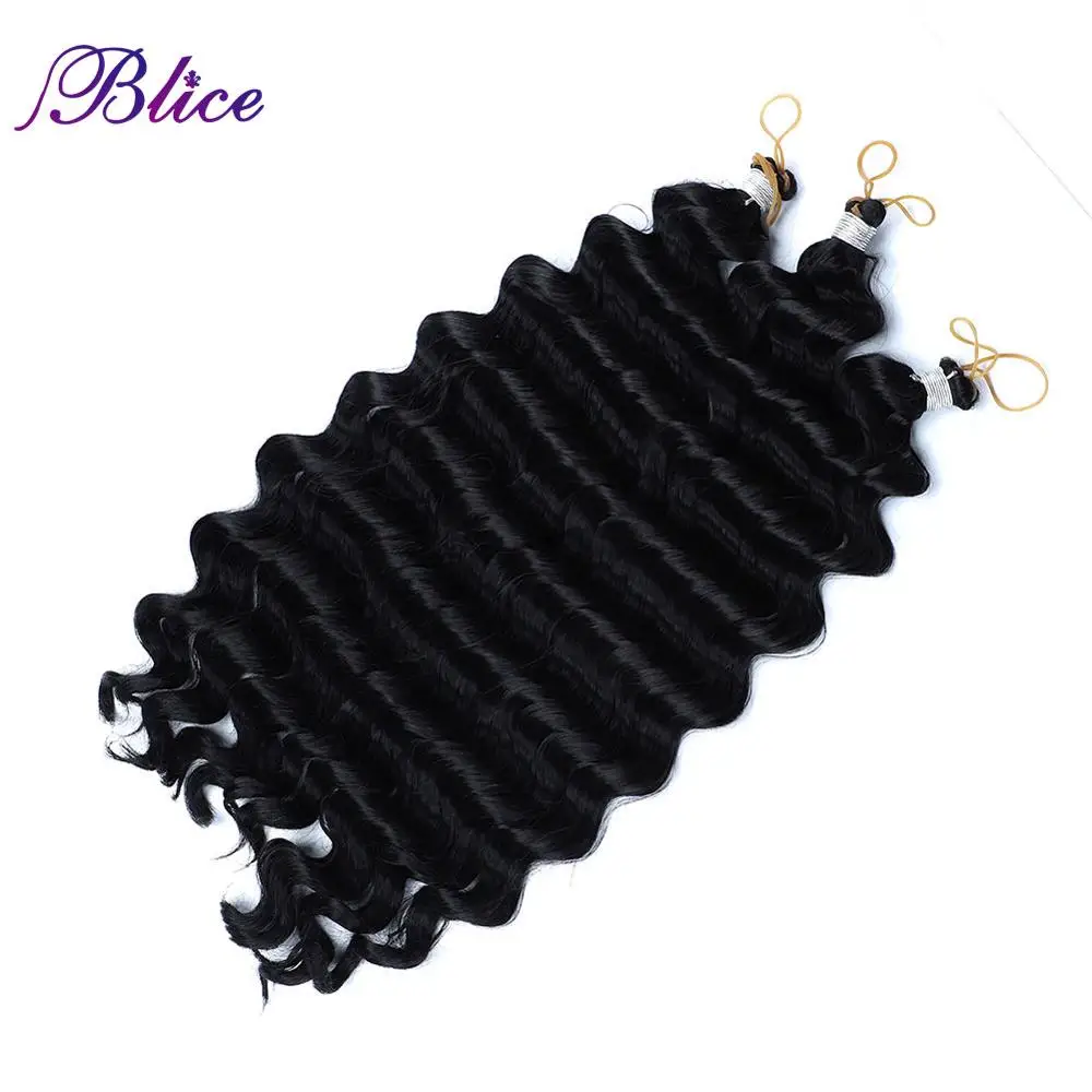 Blice Synthetic Braid Hair Extensions No Weft Hair Weaving  Freetress Crochet Latch Hair One Bundle Sale For Black Women