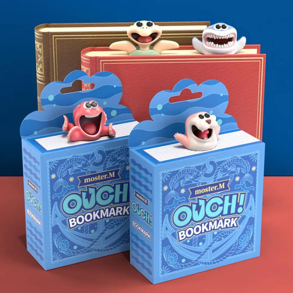 

1PC New 3D Stereo Cartoon Animal Style Reading Book-marks Funny Creative PVC Book Markers School Stationery Supplies