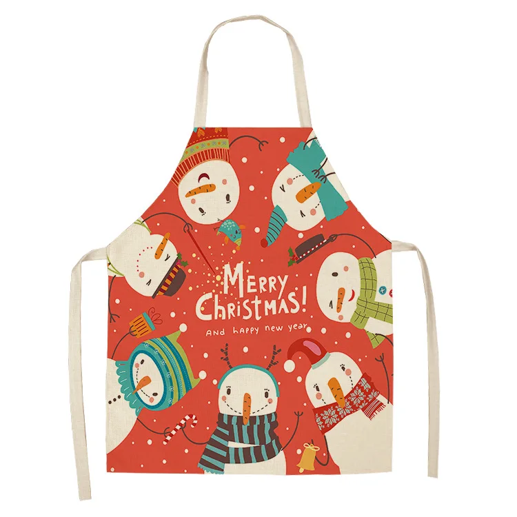 

Cotton and linen creative Christmas Apron household cleaning products